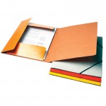 Cardboard folder with elastic rubber 3cm
